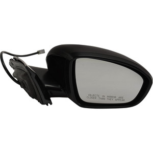 Power Mirror for Nissan Altima 2019-2023, Right Passenger, Manual Folding, Non-Heated, Paintable, without Auto Dimming, Blind Spot Detection, Memory and Signal Light, Replacement