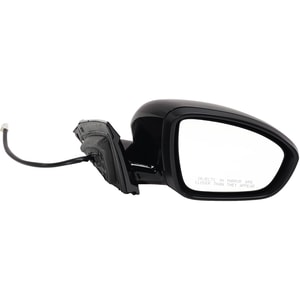 Power Mirror for Nissan Altima 2019-2023 Right Passenger, Manual Folding, Heated, Paintable, SE/SL/SV Models, with Signal Light, without Auto Dimming, Blind Spot Detection and Memory, Replacement