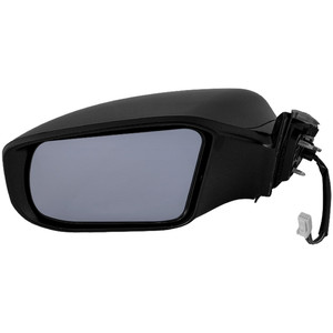 Power Mirror for Nissan Altima 2013-2018, Left Driver, Manual Folding, Heated, Paintable, without Auto Dimming, Blind Spot Detection, Memory, and Signal Light, Replacement