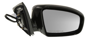 Power Mirror for Nissan Murano 2009-2014, Right Passenger Side, Manual Folding, Heated, Paintable, without Memory, Replacement