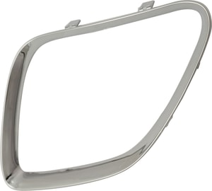 Main Upper Grille Molding for Pontiac G6 2005-2009, Left Driver Side, Bright Chrome, Plastic, Replacement