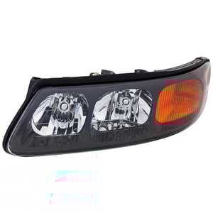 Headlight Assembly for Pontiac Bonneville 2000-2004 Left Driver, Halogen Light, Suitable for SE, SLE, SSEi Models Up To 9-1-2003, Replacement
