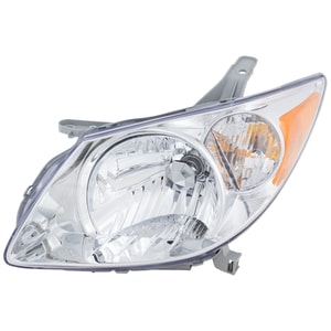Headlight Assembly for Pontiac Vibe 2005-2008, Left Driver, Halogen, Replacement