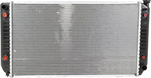 Radiator for Chevrolet C/K 2500/3500 Pickup, 1988-2000, 7.4L Engine, 34x19 inches (Short Neck), Replacement