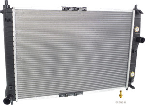Radiator for Chevrolet AVEO 2004-2007 / AVEO5 2007-2008, 1.6L Engine, with Air Conditioning, Replacement
