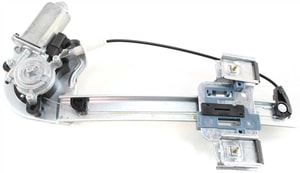 Power Rear Window Regulator with Motor for Pontiac Bonneville 2000-2005, Left Driver, Replacement