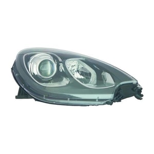 Right Passenger Headlight Assembly for 2015 - 2018 Porsche Macan, Halogen, without Headlight Washer, Composite,  95B941030DH, Replacement