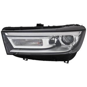 Headlight for Audi Q5/SQ5 2018-2020, Left Driver Side, Includes Lens and Housing, Xenon, without Logo, Replacement (CAPA Certified)