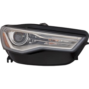 Headlight for Audi A6/S6 2016-2018 Right Passenger, Lens and Housing, Xenon Light without HID Kit, with Auto Level Lights, Replacement