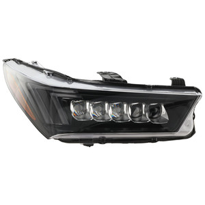 Headlight Assembly for Acura MDX A-Spec Model, 2017-2020, Right Passenger, LED, without Logo, Replacement