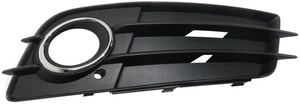 Front Fog Light Molding for Audi A4/S4 2009-2012, Right Passenger, Primed (Ready to Paint), Without Adaptive Cruise Control, S-Line Package Included, Replacement