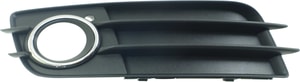 Front Fog Light Molding for Audi A4/S4 2009-2012, Left Driver Side, Primed (Ready to Paint), without Adaptive Cruise Control, (A4 with S-Line Package), Replacement