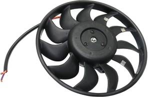 Radiator Fan Blade/Motor Assembly for Audi A6 2005-2011, Right Passenger, 3.0L/3.2L, Sedan/Wagon, Replacement