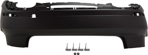 Rear Bumper Cover for Audi A3 2017-2020, Primed (Ready to Paint), Without Parking Aid Sensor Holes, Convertible/Sedan Without S-Line Package, Replacement