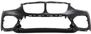 Front Bumper Cover for BMW X3 30I Luxury Line 2018-2021, Primed (Ready to Paint), Without M Sport Package, With Park Assist Sensor Holes, Without Parking Assistant Plus, Replacement