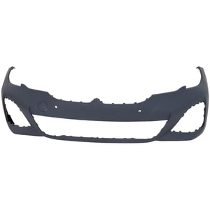 Front Bumper Cover for BMW 330I/M340I 2019-2022, Primed (Ready to Paint), with M Sport Package, with Park Distance Control/Park Assist Sensor Holes, Sedan, Replacement