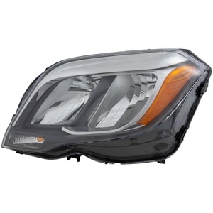 Headlight Assembly for Mercedes-Benz GLK-Class 2013-2015, Left Driver, Halogen, Replacement