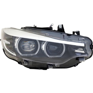 LED Headlight Assembly for BMW 4 Series 2018-2020, Right Passenger, without Adaptive Headlight, without Logo, Replacement Models: 430i, 430i xDrive, 440i, 440i xDrive