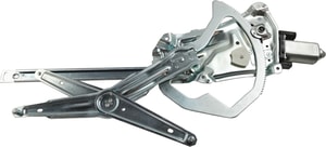Front Window Regulator for BMW 3-Series 1992-1999, Right Passenger, Power, with Motor, for Convertible/Coupe, Replacement Models: 318i, 318is, 323i, 325i, 325is, 328i, 328is, M3.