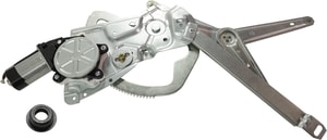 Front Window Power Regulator with Motor for BMW 3-Series 1992-1993, Right Passenger, Sedan, Up to September 1993, Replacement Models: 318i, 325i, 328i.