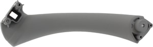 Inside Door Pull Handle for BMW 3-Series 2006-2012, Front or Rear, Left Driver, Gray, E90 / E91 Body Code, Replacement Models: 316i, 318i, 320i, 323i, 325i, 328i, 330i, 335i, M3