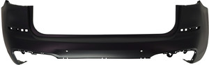 Rear Bumper Cover for BMW X3 2018-2021, Primed (Ready to Paint), fits 30I/M40I Models with M Sport Package, without Park Assist Sensor Holes, Replacement