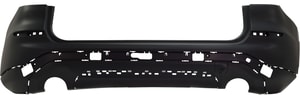 Rear Bumper Cover for BMW X3 2018-2021, Primed (Ready to Paint), 30I Models, Luxury Line, Without M Sport Package, Without Park Assist Sensor Holes, Without Trailer Hitch, Replacement