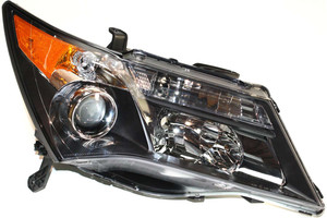 Headlight for Acura MDX 2007-2009 Right Passenger, Lens and Housing, Xenon, Without HID Kit, With Sport Package, Replacement