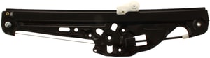 Power Rear Window Regulator for BMW 5-Series 2004-2010, Left Driver, Without Motor, Replacement Models: 525i, 530i, 535i, 545i, 550i