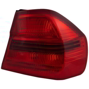 Tail Light for BMW 3-Series 2006-2008, Right Passenger, Outer, Lens and Housing, Sedan, Replacement, fits models 325i, 325xi, 328i, 330i, 330xi, 335i.