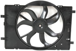 Radiator Fan Shroud Assembly for 2006-2009 Fusion, without Control Module, Replacement