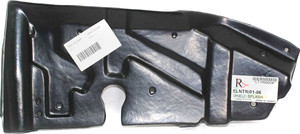 Engine Splash Shield for Hyundai Elantra 2001-2006, Tiburon 2003-2008, Under Cover, Right Passenger Side, Replacement