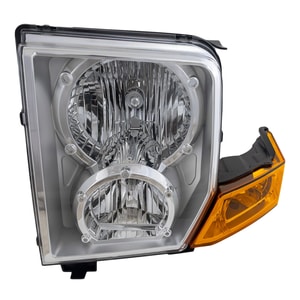 Headlight Assembly for Jeep Commander 2006-2010, Left Driver Side, Halogen, Replacement