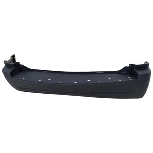 Rear Bumper Cover for 2005-2010 Grand Cherokee, Primed (Ready to Paint), Without Chrome Insert or Tow Hook Holes, Laredo Model, Replacement
