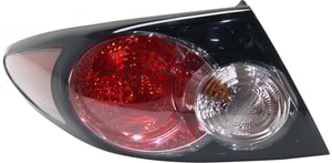 Tail Light Assembly for 2006-2008 Mazda 6, Left Driver Outer, Sport Type, without Turbo, Factory Installed, Hatchback/Sedan, Replacement
