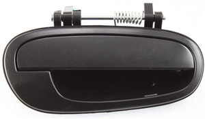 Rear Exterior Door Handle Assembly for Suzuki Forenza 2004-2005, Reno 2005, Right Passenger Side, Smooth Black, Replacement