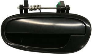 Rear Exterior Door Handle Assembly for Suzuki Forenza (2004-2005) and Reno (2005), Left Driver, Smooth Black, Replacement