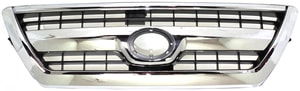 Grille for Toyota 4Runner SR5 Model 2006-2009, Made of Plastic with Chrome Shell and Primed (Ready to Paint) Insert, Replacement
