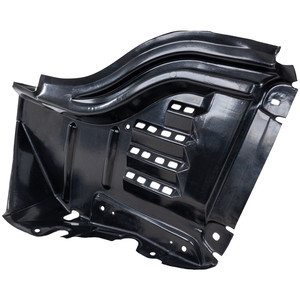 Front Fender Liner for Toyota Tundra 2007-2013, Left Driver Side, Front Section, Plastic, Vacuum Form, with Steel Bumper Type, Replacement