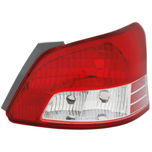 Tail Light for Toyota Yaris Sedan Base Model 2007-2012, Left Driver Side, Lens and Housing, without Sport Package, Replacement