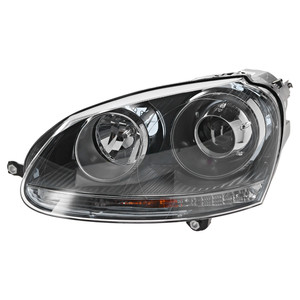 Headlight for Volkswagen Jetta 2005-2010, Left Driver, Without Bulb, Xenon, Fits 2005 2.5/TDI Model, Replacement