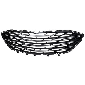 Front Bumper Grille, Lower, Chrome for Chevrolet Malibu 2019-2023, Hybrid/Luxury/LS/LT Models & Premier without Parallel Parking Assist Sensor Holes, Replacement