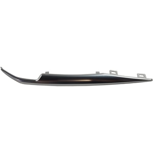 Front Bumper Cover Molding for Cadillac Escalade/Escalade ESV 2015-2020, Right Passenger Side, Satin Nickel, Replacement