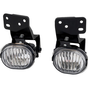Fog Light Assembly for Chevrolet Malibu 1997-2003, Right Passenger and Left Driver, Halogen, Clear Lens, Replacement