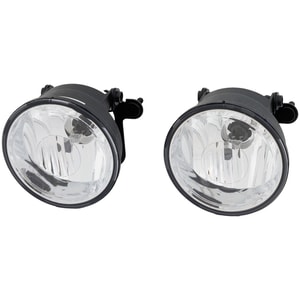 Fog Light Assembly for Pontiac Grand Prix 1995-2003, Right Passenger and Left Driver, Halogen, Clear Lens, Replacement