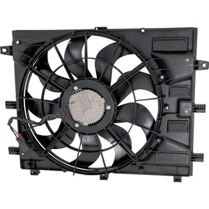 Radiator Fan Assembly for 2018-2023 Equinox/Terrain, Single Fan, Compatible with 1.6L Turbo Diesel Engine/2.0L Turbo Engine, Suitable for Terrain with 2.0L Turbo Engine & Towing Package, Replacement