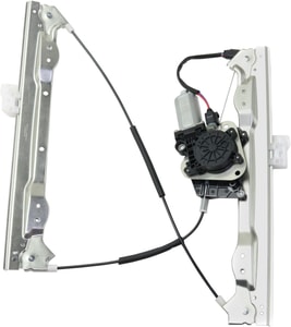 Front Window Regulator for Chrysler Sebring Sedan 2007-2010, Power, Left Driver Side, with Motor, with One Touch Feature, Replacement