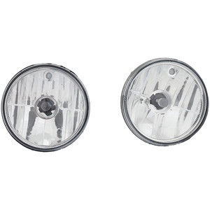 Fog Light Assembly for Dodge RAM 1500 1999-2001, 2500/3500 1999-2002, Right Passenger and Left Driver, Halogen, Clear Lens, w/ Sport Package, Replacement