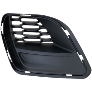 Fog Light Molding for Dodge Charger 2020-2023, Left Driver, Textured Black, with Hood Scoop, Wide Body Option, Replacement