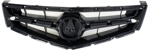Painted Black Grille for Acura TSX 2006-2008, Replacement